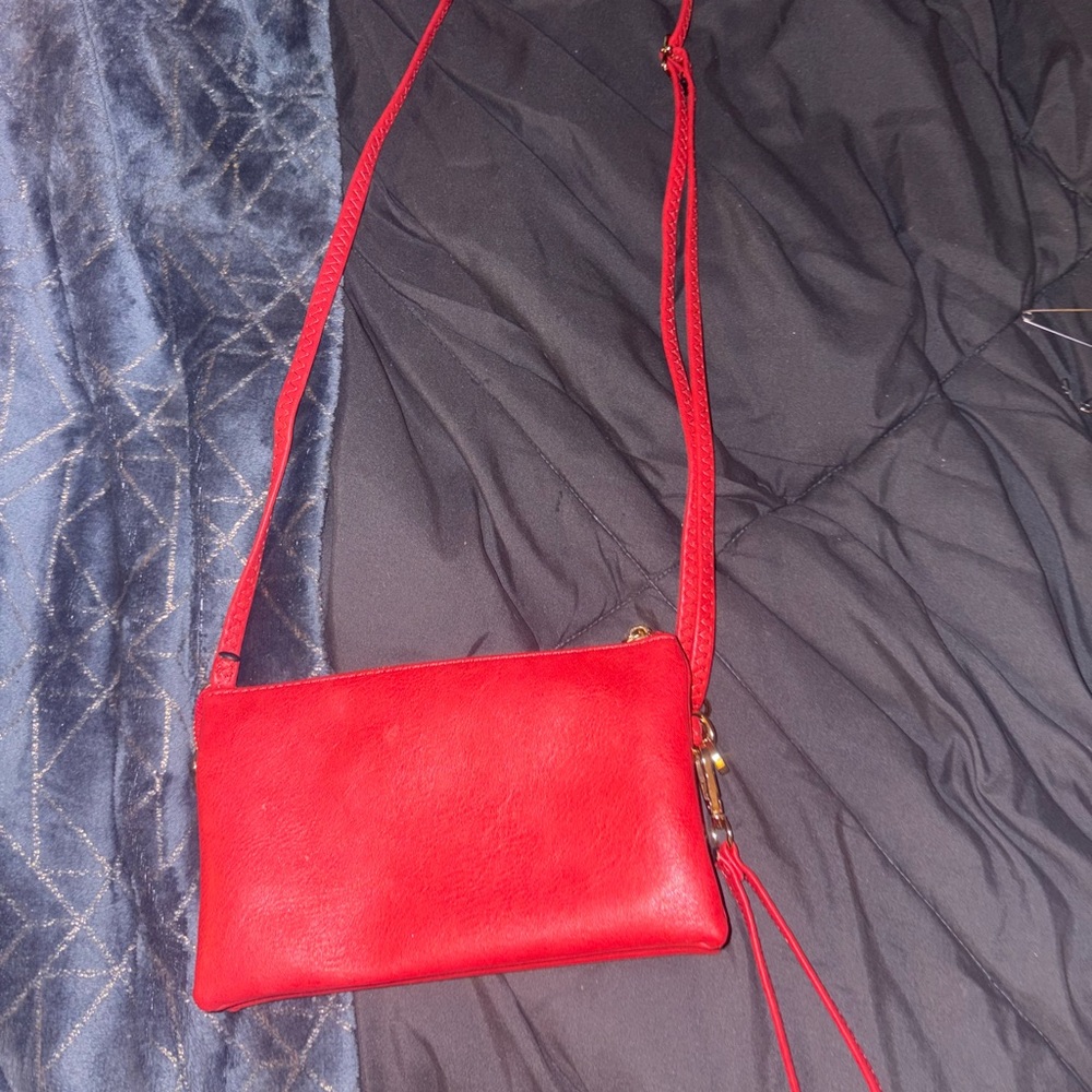 Simply Southern Red Crossbody Bag with Minimalist Design